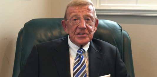 College Football Hall of Famer Lou Holtz, fraternity man