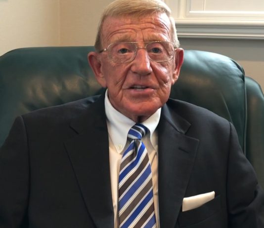 College Football Hall of Famer Lou Holtz, fraternity man