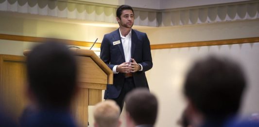 KU fraternity freshmen get a reminder on how to behave