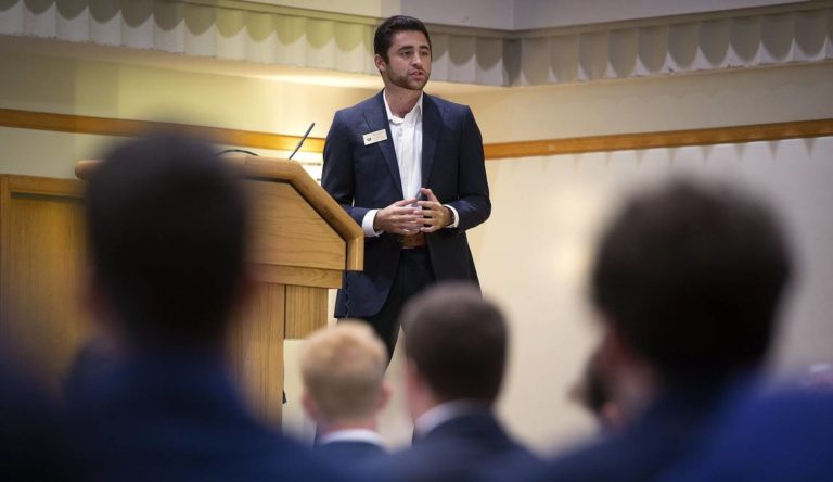 KU fraternity freshmen get a reminder on how to behave