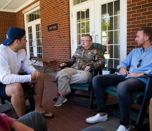 Kentucky fraternity initiates first member with Down Syndrome