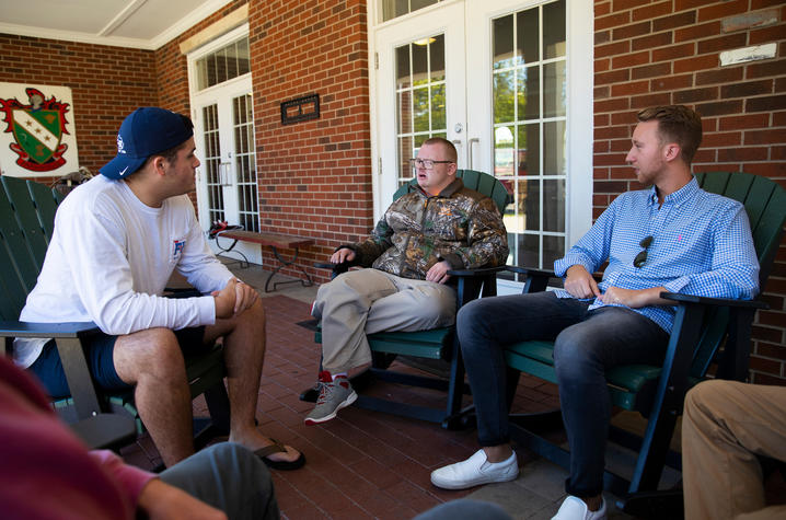 Kentucky fraternity initiates first member with Down Syndrome