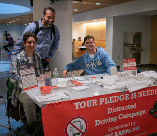 Syracuse Phi Kappa Psi Organizing Distracted Driving Awareness Event