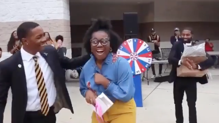 Alpha Phi Alpha Brothers Surprise Georgia State Student With a Car