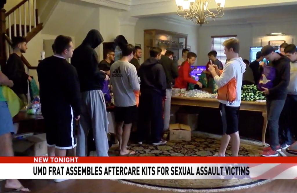 U Of Maryland Fraternity Assembles Aftercare Kits For Sexual Assault Victims My Fraternity