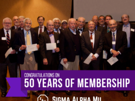 Celebrating 50 years of fraternal membership