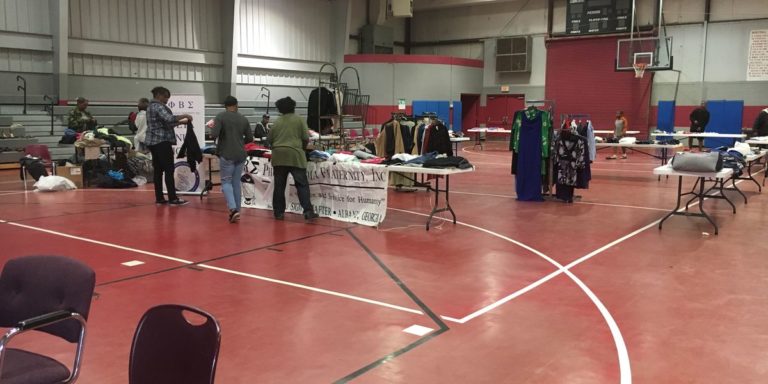 Fraternity holds 20th annual clothing drive
