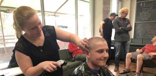 Buzz cut brothers raise $10K for cancer research