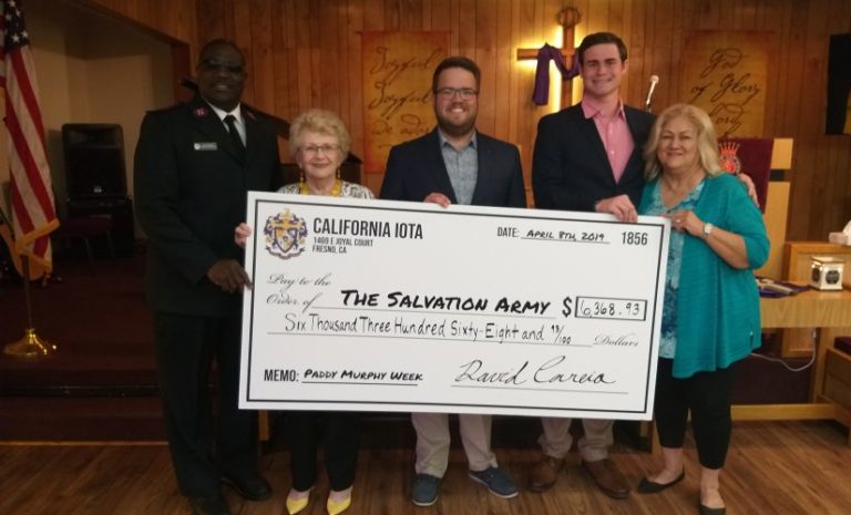 Largest Salvation Army donation in 5 years comes from fraternity