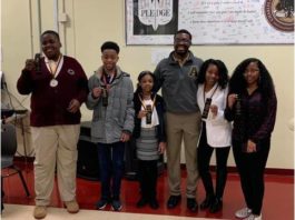 Engineering student recruiting kids to STEM careers