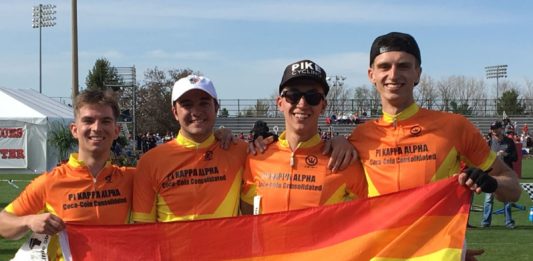 Gay cyclist finds his band of brothers in fraternity