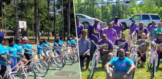 Fraternity provides bikes and self-defense training to girls