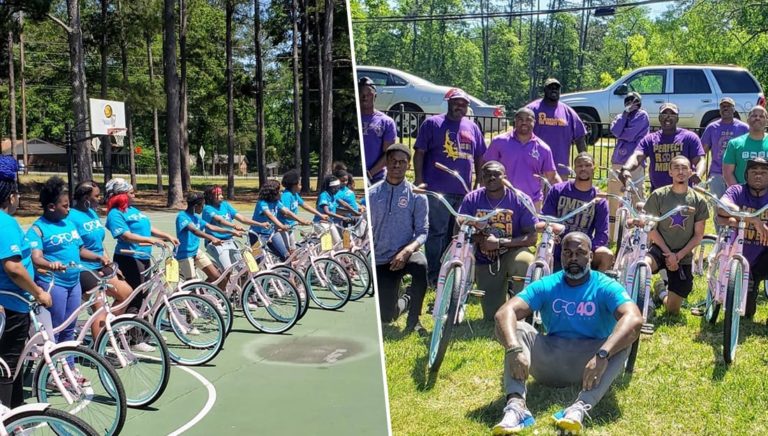Fraternity provides bikes and self-defense training to girls