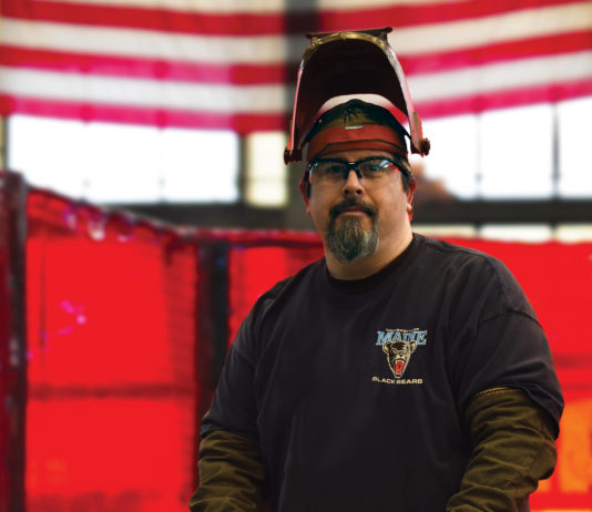 Fraternity helps welder chart path in shipping industry