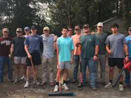KAs help non-profit with much needed repairs Students in service