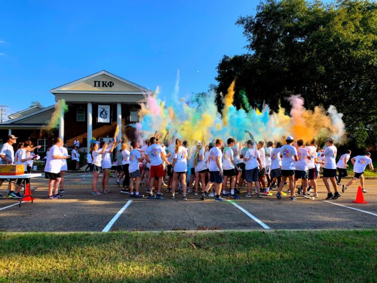 Pi Kapp chapter honors brother with color run