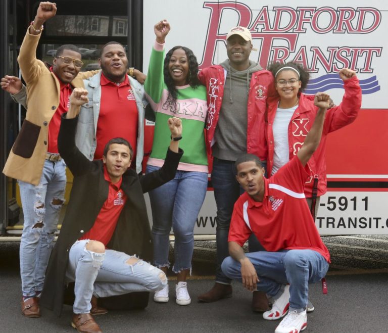 RU fraternity fills buses with holiday cheer
