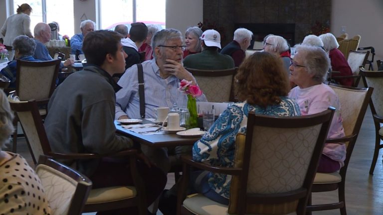 UW fraternity talks men’s health with seniors