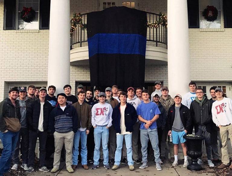 IFC, chapters show support for law officers