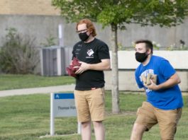 Recruitment on the quad at EIU