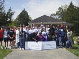 Brothers surprise former cook with retirement gift