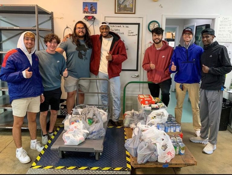 Texas State IFC donates 7,850 pounds of food, $2,500 to Hays County Food Bank