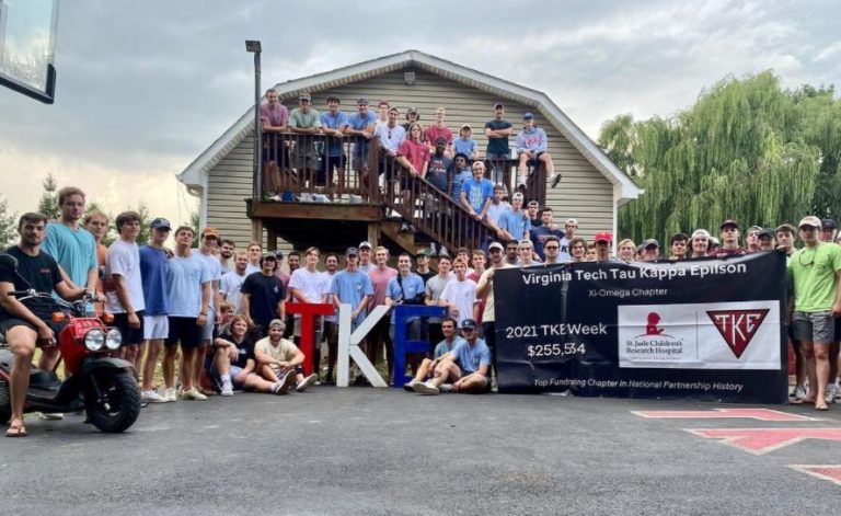 Fraternity chapter raises $250,000 with support from Virginia Tech community