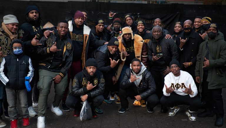 Alpha Phi Alpha Brothers Assist People Experiencing Homelessness Around New York’s Penn Station