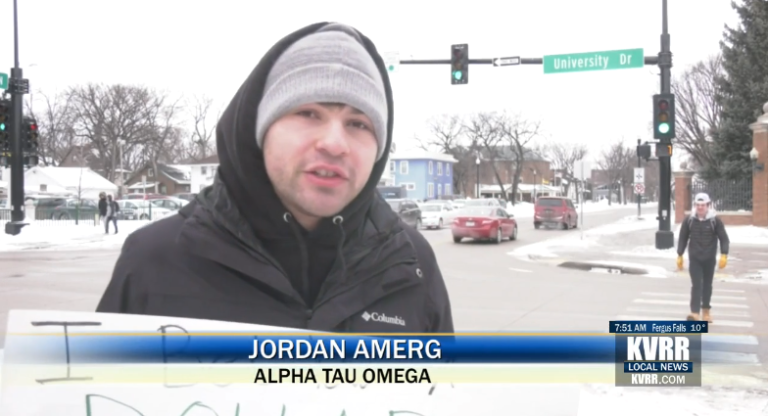 NDSU sorority & fraternity’s Freeze-A-Thon raises money to furnish homes