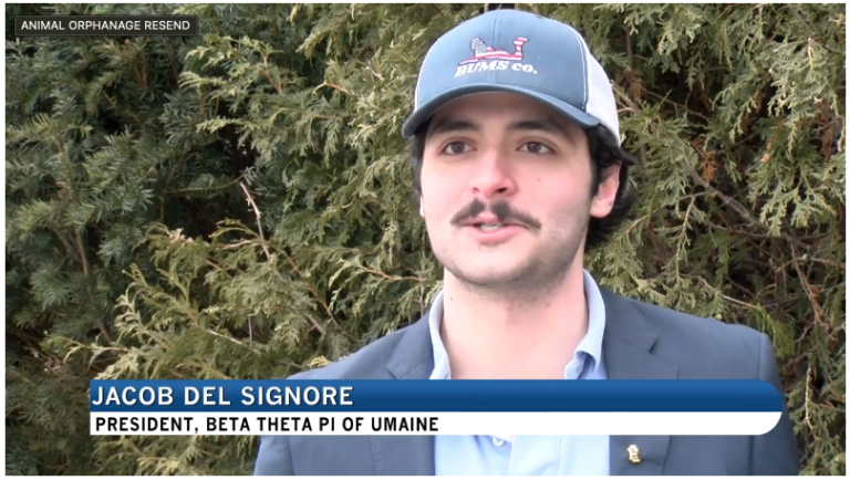 The Animal Orphanage receives huge donation from UMaine fraternity