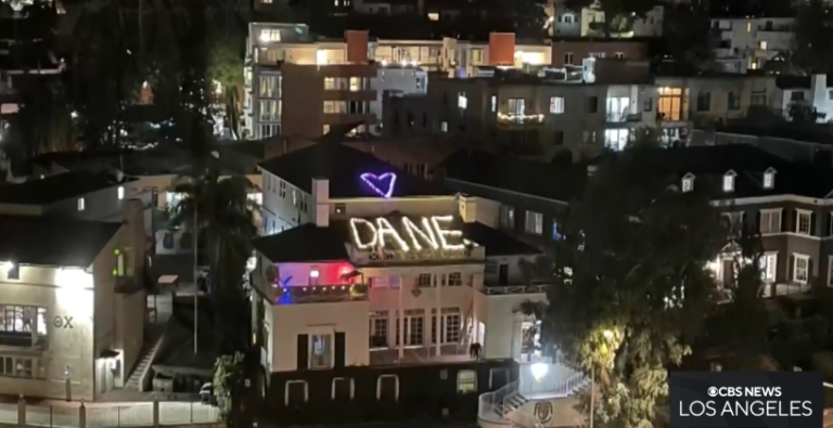 UCLA Fraternity Sets Up Heartfelt Message For Baby Waiting For Transplant