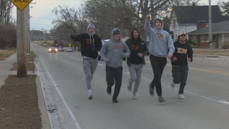 Bradley University fraternity members raise more than $21,000 for kids in transitional medical care