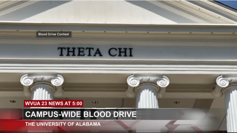 THETA CHI FRATERNITY PARTNERS WITH AMERICAN RED CROSS FOR BLOOD DRIVE