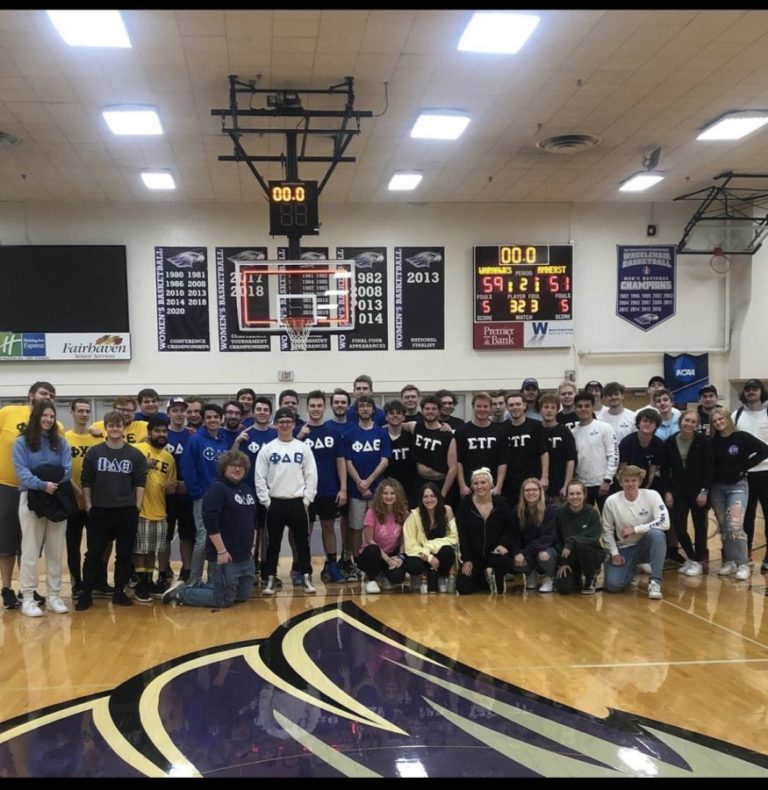 UW-W frats play basketball for charity
