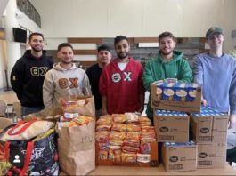 11 Greek organizations donate over 2,000 items to SHOP