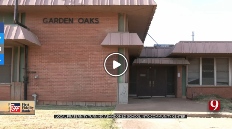 Local Fraternity Turns Abandoned School Into Community Center