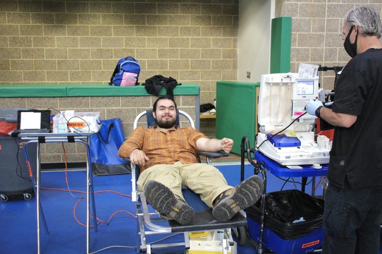 Boo! Greek life hosts a blood drive