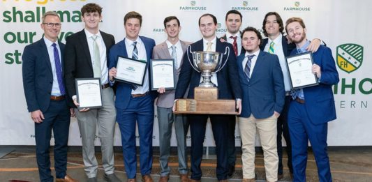 TROY FarmHouse chapter awarded prestigious Ruby Cup