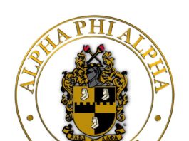 Alpha Phi Alpha logo.