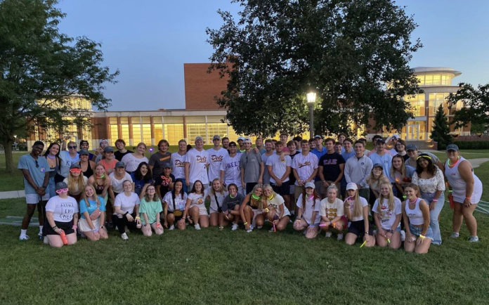 Students in Greek Life at DePauw University.