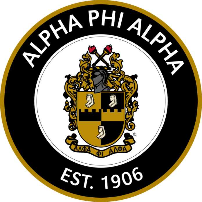Alpha Phi Alpha Fraternity, Inc. logo.