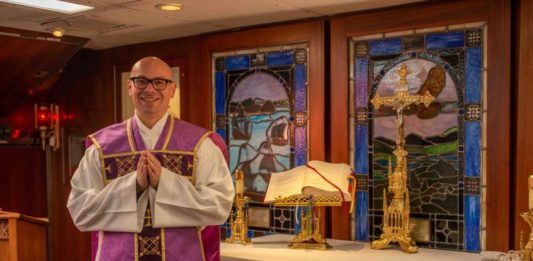 Chaplain and U.S. Navy Lt. Jacob Meyer.