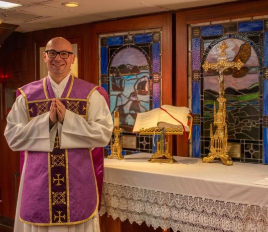 Chaplain and U.S. Navy Lt. Jacob Meyer.