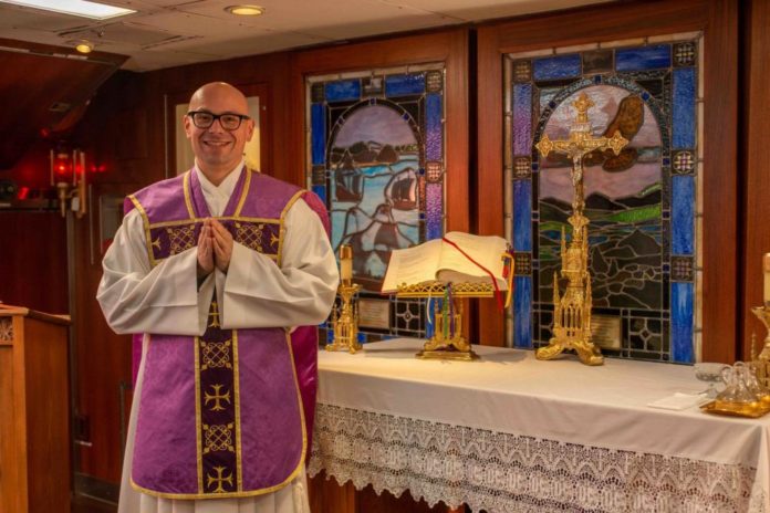 Chaplain and U.S. Navy Lt. Jacob Meyer.