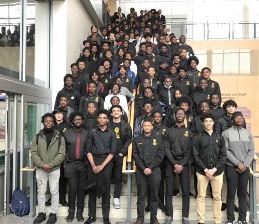 Approximately 150 young men attend Alpha Phi Alpha mental health conference.