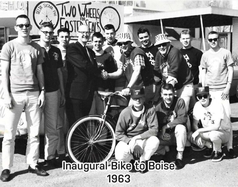 Idaho fraternity bikes to Boise for a good cause