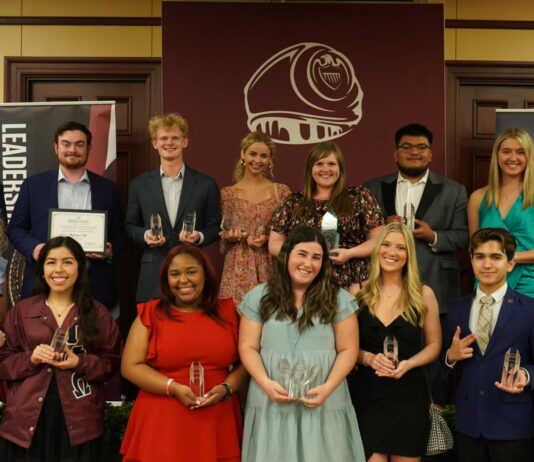 2022 Aggie Greek Award winners.