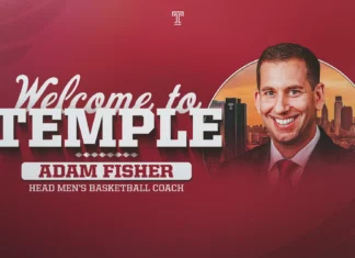 Adam Fisher Named Temple Men’s Basketball Head Coach
