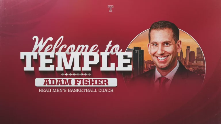 Adam Fisher Named Temple Men’s Basketball Head Coach