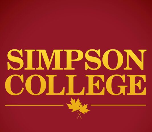 Simpson college logo.